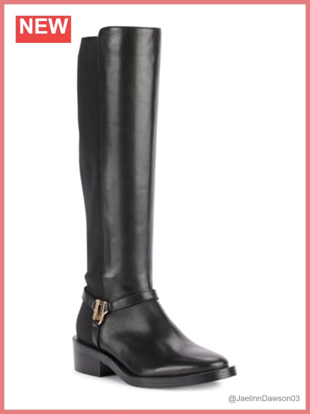 KARL LAGERFELD Leather Ankle Boots for Women, Everyday Tall Block Heel Booties